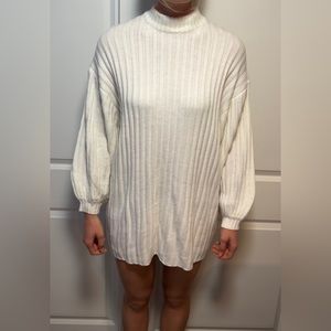 White sweater dress size small/medium
